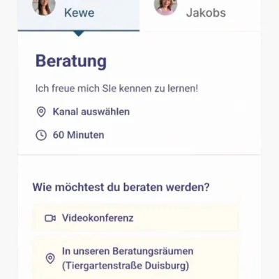 So buchen Sie Ihren Termin